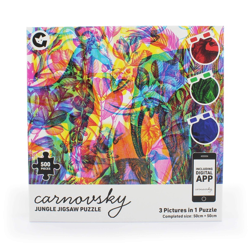 Ginger Fox Carnovsky Jungle Jigsaw Puzzle