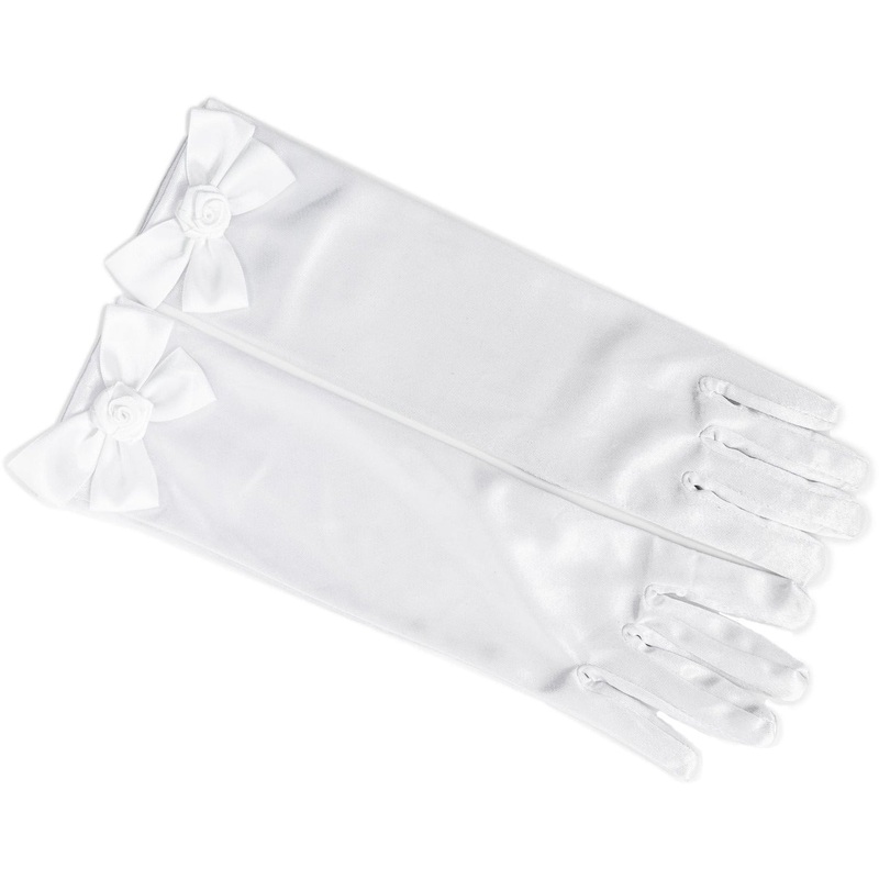 Great Pretenders USA Storybook Princess Gloves, White