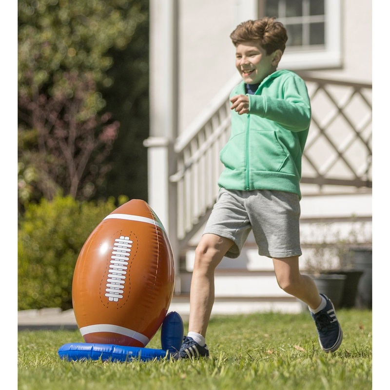 Giant Kick and Catch Inflatable Football with Tee