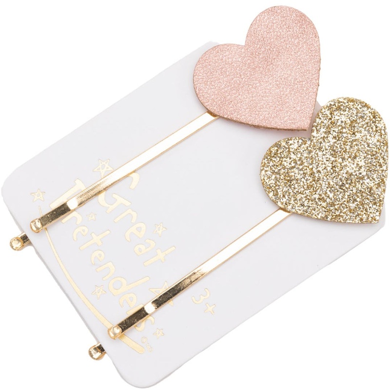 Great Pretenders USA Boutique Matte Star Bobby Hairclips, 2pc, Assorted