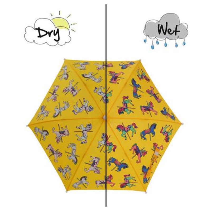 Magic Forest Yellow Horse Umbrella