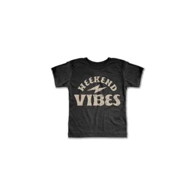 Weekend Vibes Tee Charcoal Black Triblend 5T