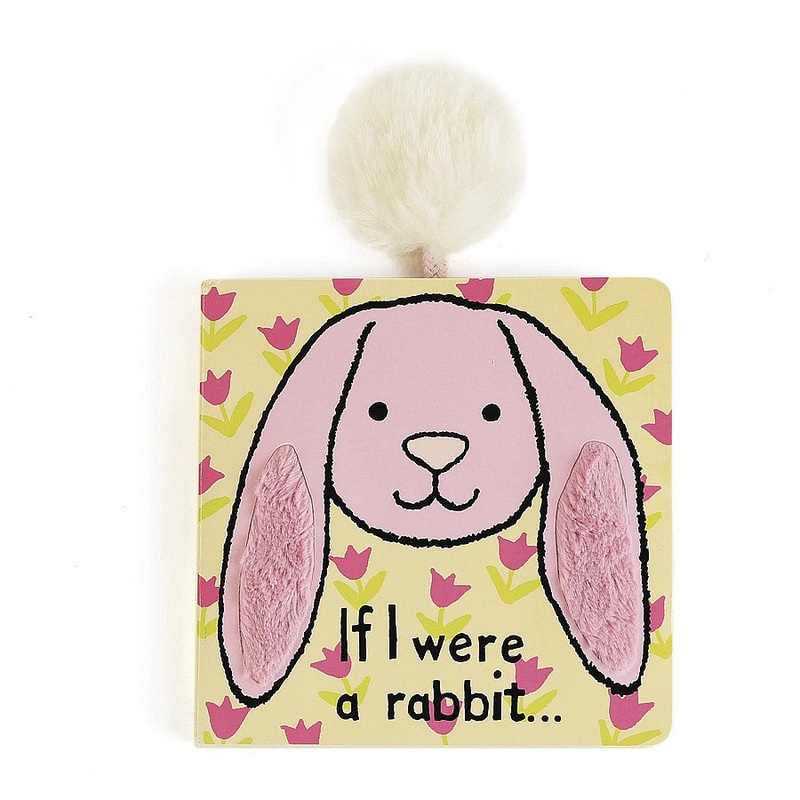 Jellycat If I were A Rabbit Book (Pink)