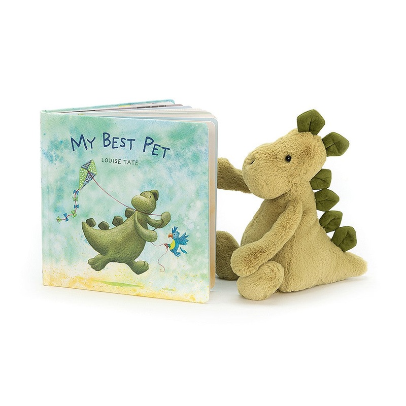 Jellycat My Best Pet Book And Bashful Dino