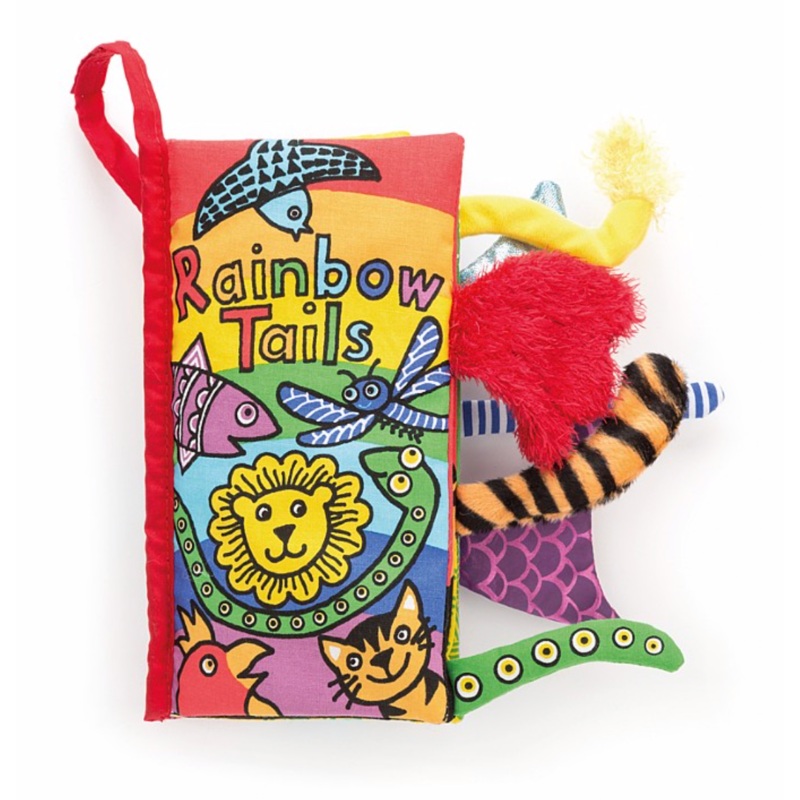 Jellycat Rainbow Tails Book