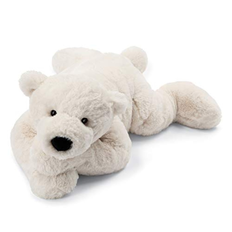 Jellycat Scrumptious Perry Polar Bear, Lying Down