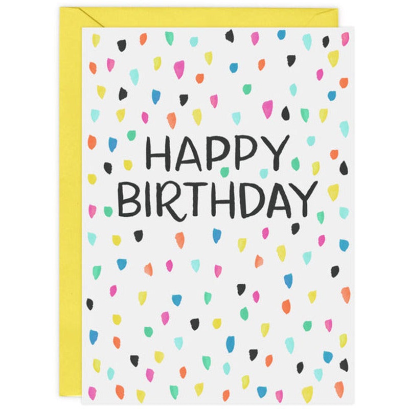 Love Light Paper Confetti Birthday Card