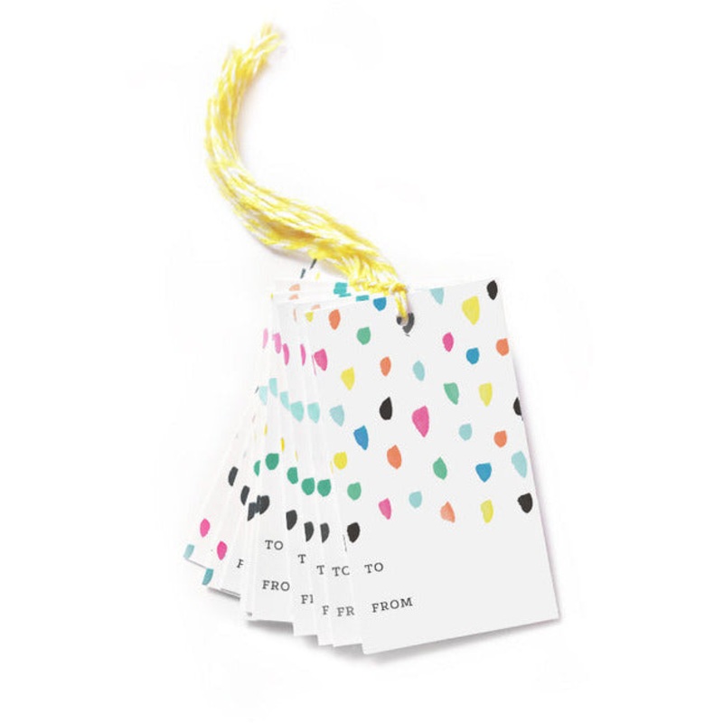 Love Light Paper Confetti Gift Tags, Pack Of 10