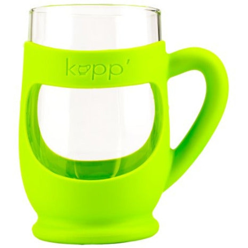 THE KUPP' Green Glass Drinking Cup 6oz., 1 pack