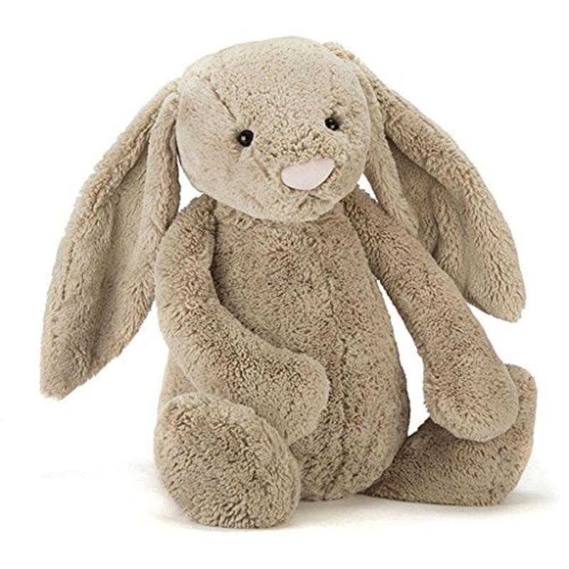 Jellycat Bashful Beige Bunny Stuffed Animal, Large