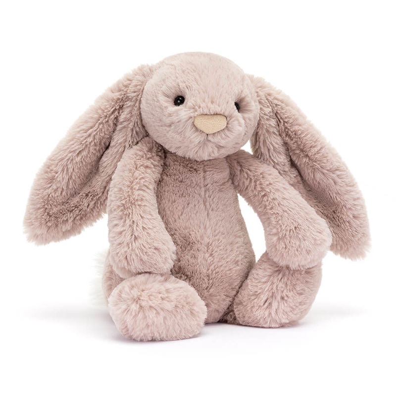 Jellycat Luxe Bashful Rosa Bunny, Medium