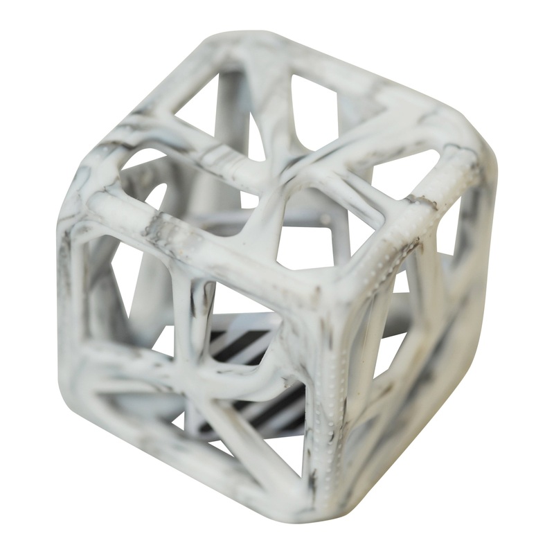 Marlarkey Kids Chew Cube Marble Grey