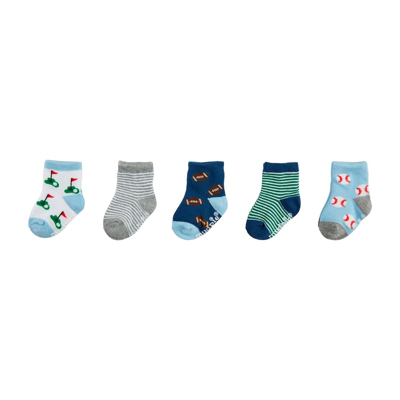 Mud Pie Baby Sports Sock Set, 0-12M