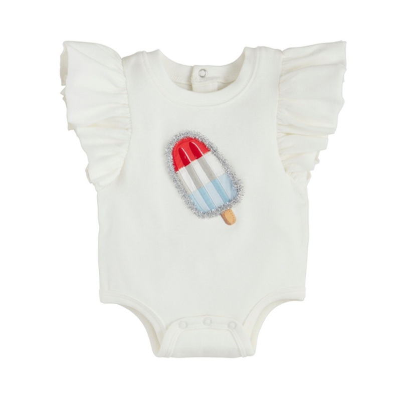 Mud Pie Popsicle Sparkle Crawlers 3-6M