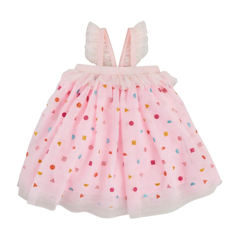 Mud Pie Sparkle Mesh Dress, 12-18M