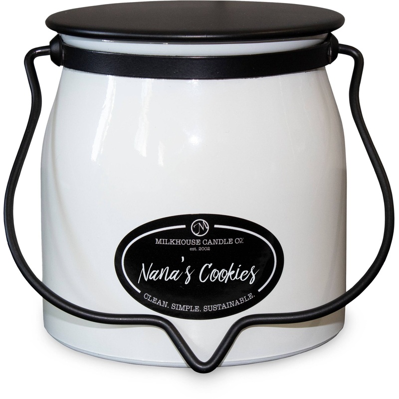 CHECK AMZ PRICE BEFORE ORDERING Milkhouse Candle Company-Nana's Cookies, 16oz