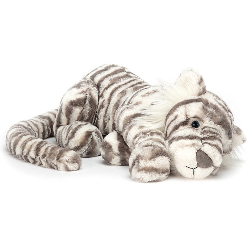 Jellycat Sacha Snow Tiger Little