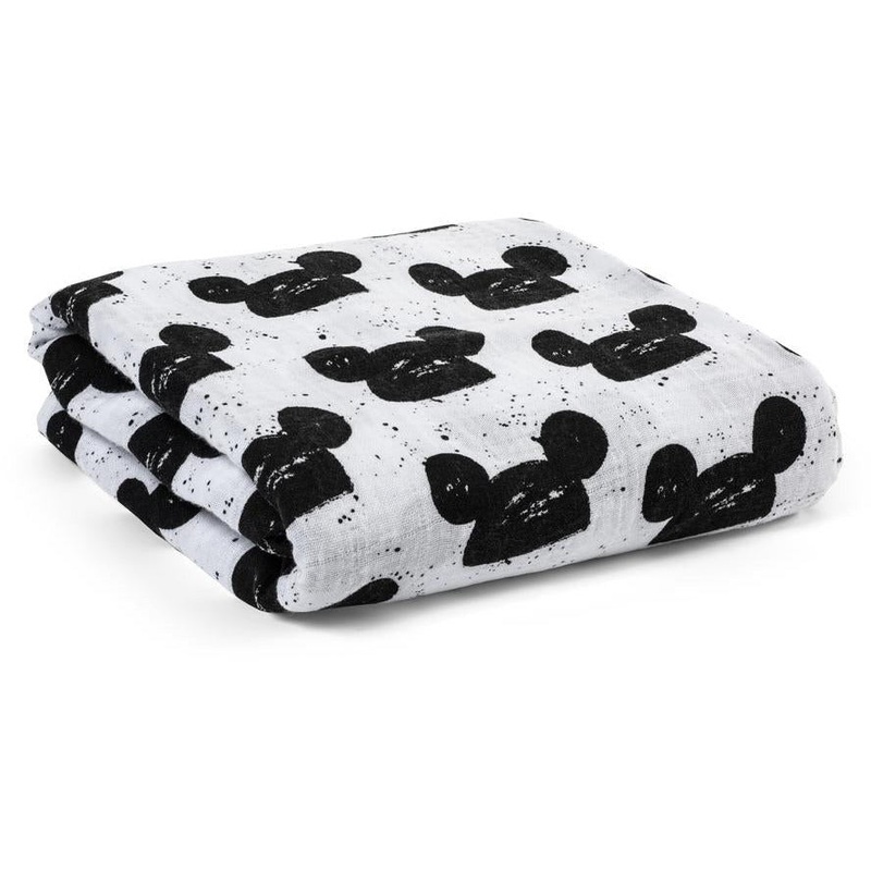 Modern Burlap Modern Mouse Organic Cotton Muslin Swaddle