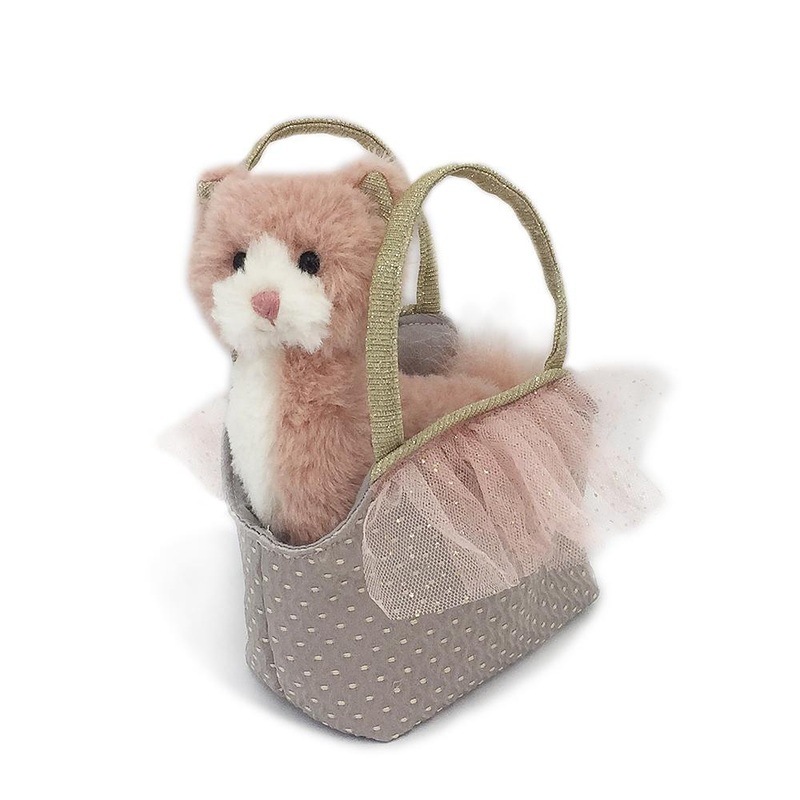 MON AMI Callie' Kitty Plush Doll & Toy Purse