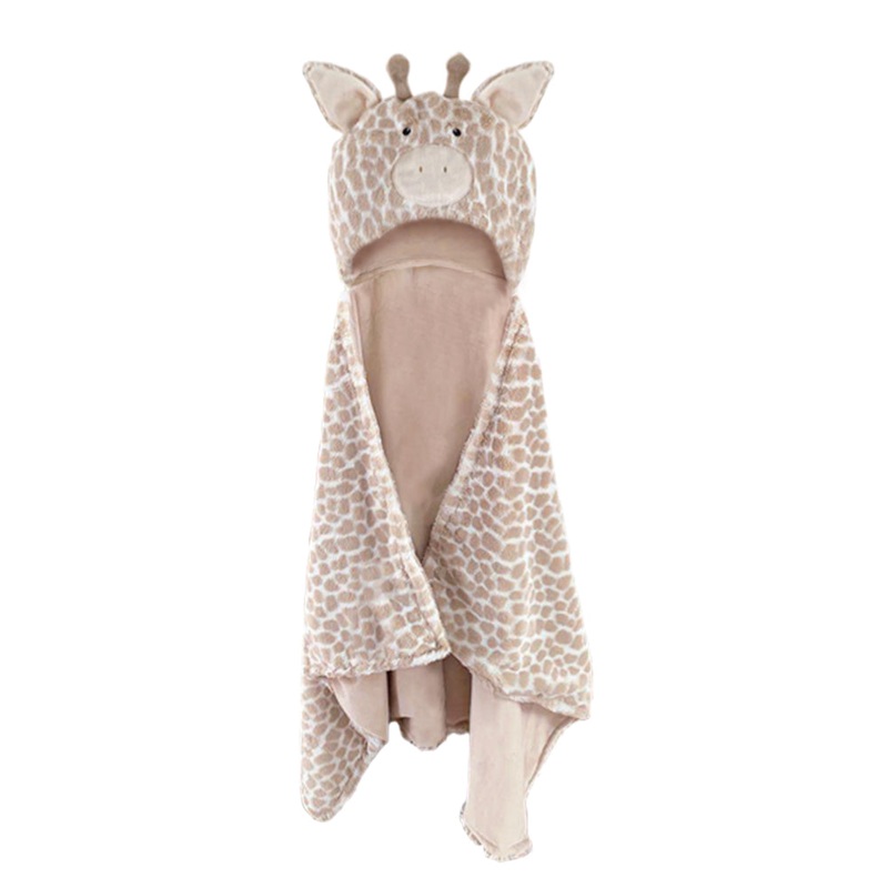 MON AMI Gentry' Plush Giraffe Hooded Blanket
