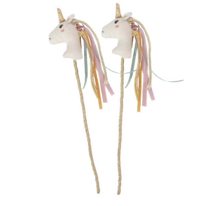 MON AMI Linen Plush Unicorn Wand