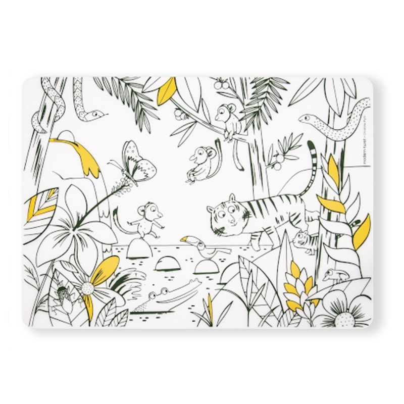 Modern Twist Mark Mat Set Jungle Modern Mini Twist