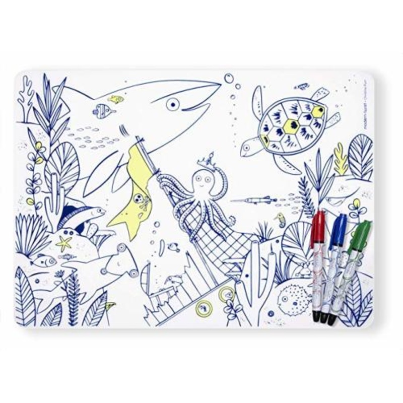 Modern Twist Mark Mat Under The Sea Modern Mini Twist