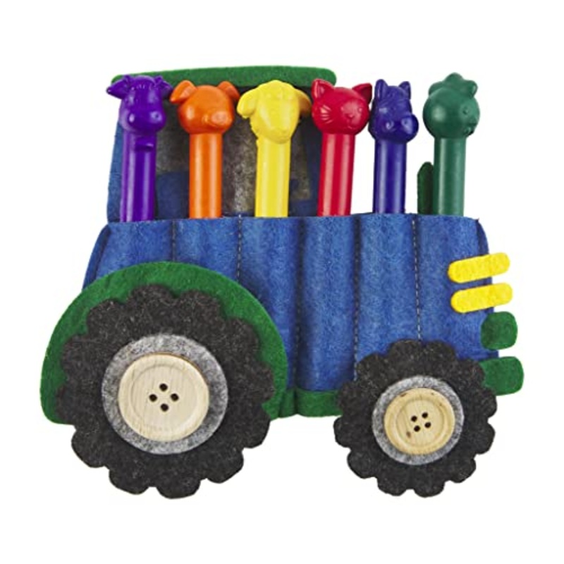 Mud Pie Tractor Crayon Holder