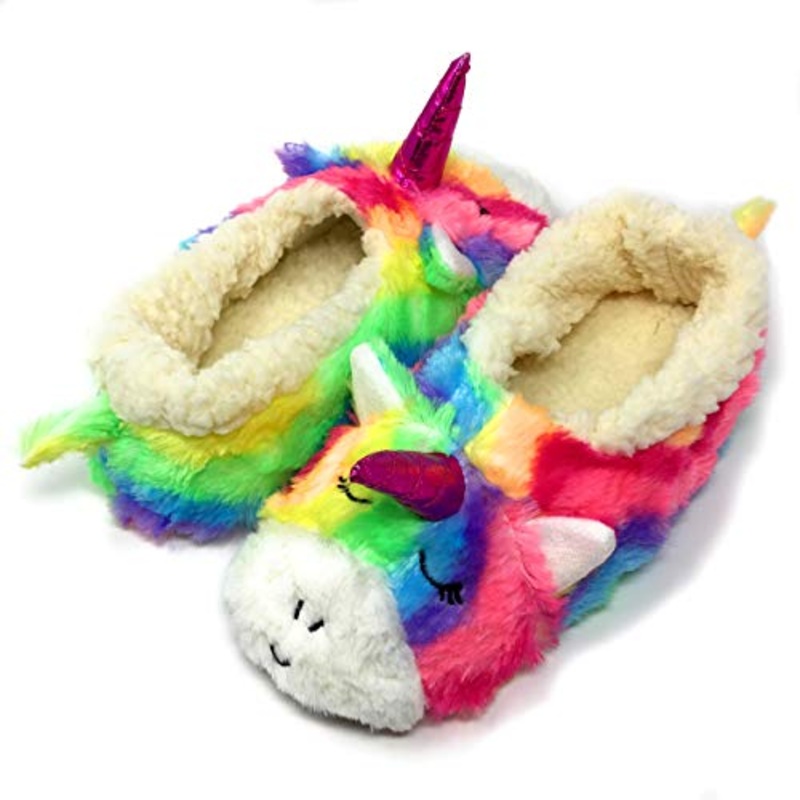 Oooh Yeah Socks Fluffy Animal Sherpa My Unicorn, Small