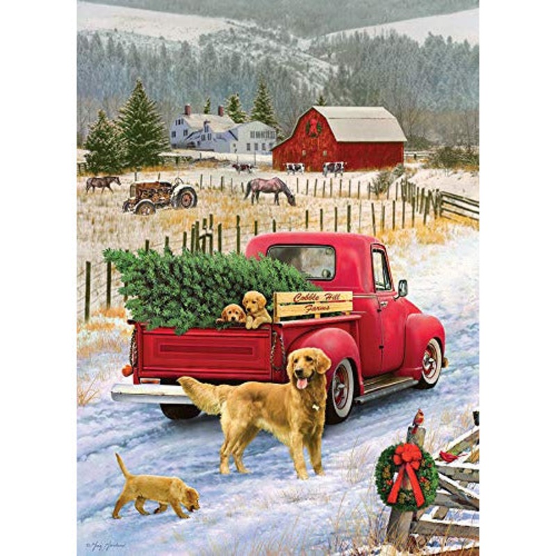 Cobble Hill 1000 Piece Puzzle - Christmas on the Farm