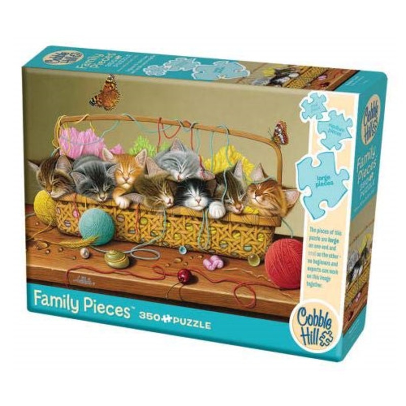 Cobble Hill Basket Case Family Jigsaw Puzzle, 350 Pieces