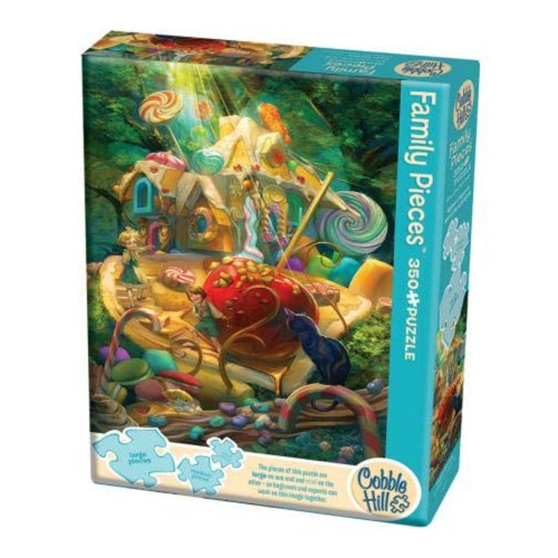 Cobble Hill Candy Cottage Family Puzzle, 350 Pieces