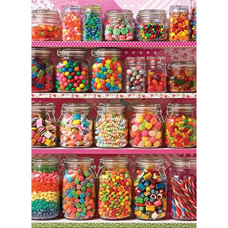 Cobble Hill Candy Shelf Puzzle, 500 Pieces