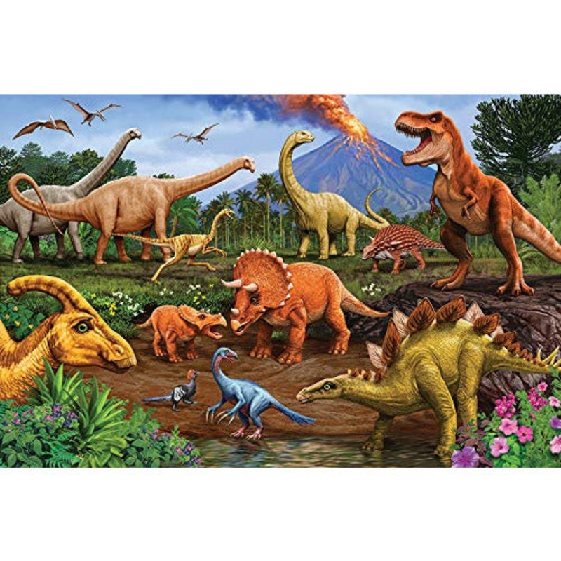Cobble Hill Dinos Floor Puzzle, 36 Pieces