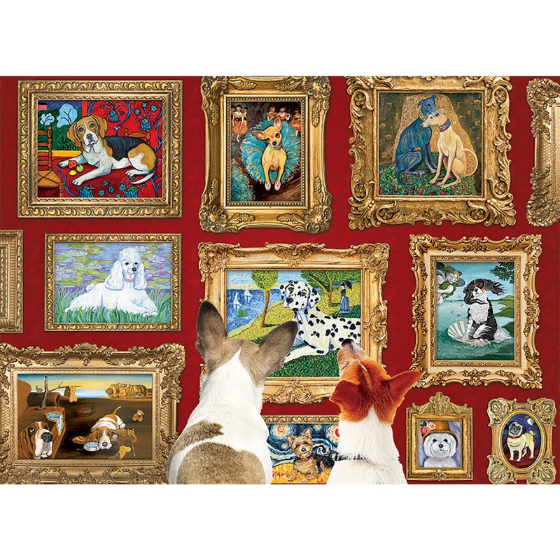 Cobble Hill Dog Gallery Puzzle, 1000 Pieces