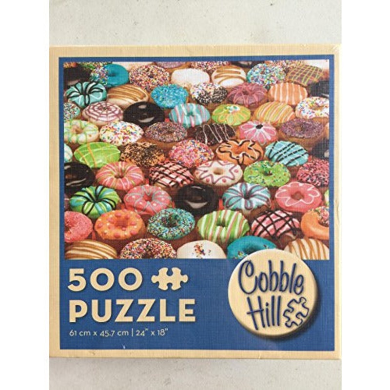 Cobble Hill Doughnuts Modular Puzzle, 500 Pieces