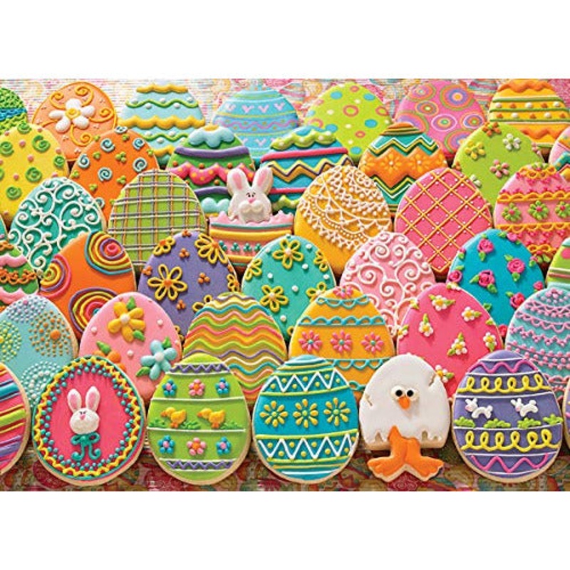 Cobble Hill Easter Eggs Puzzle, 1000 Pieces