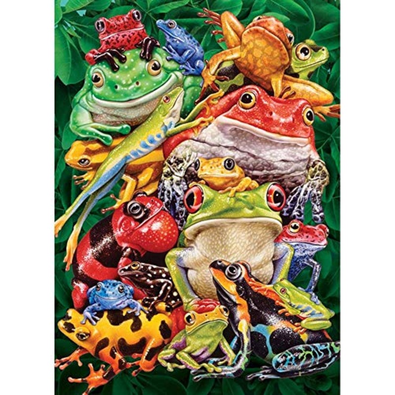 Cobble Hill Frog Business Jack Pine Puzzle, 1000 Pieces