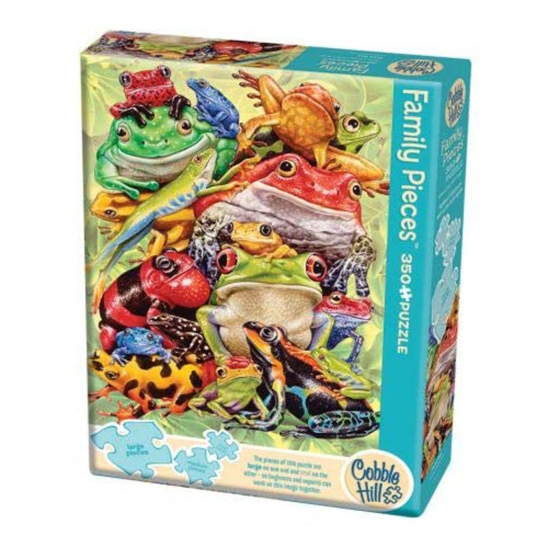 Cobble Hill Frog Pile Family Puzzle - 350 pieces