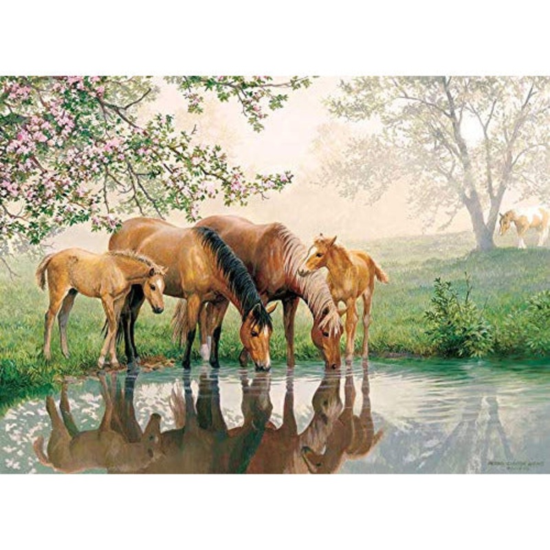 Cobble Hill Horse Family Puzzle - 350 pieces