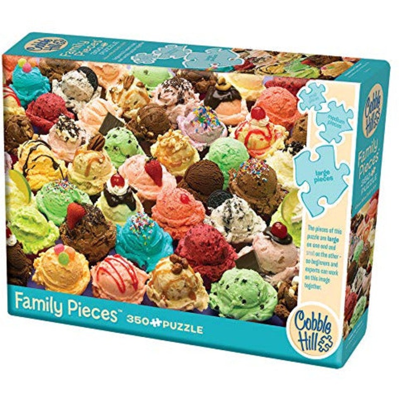 Cobble Hill More Ice Cream Family Jigsaw Puzzle, 350 Pieces