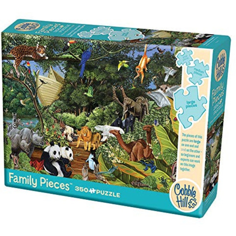 Cobble Hill Noah's Gathering Family Jigsaw Puzzle, 350 Pieces