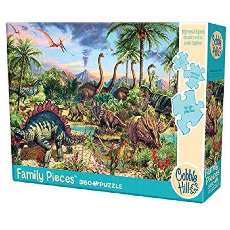 Cobble Hill - Prehistoric Party - 350 Piece Family Puzzle
