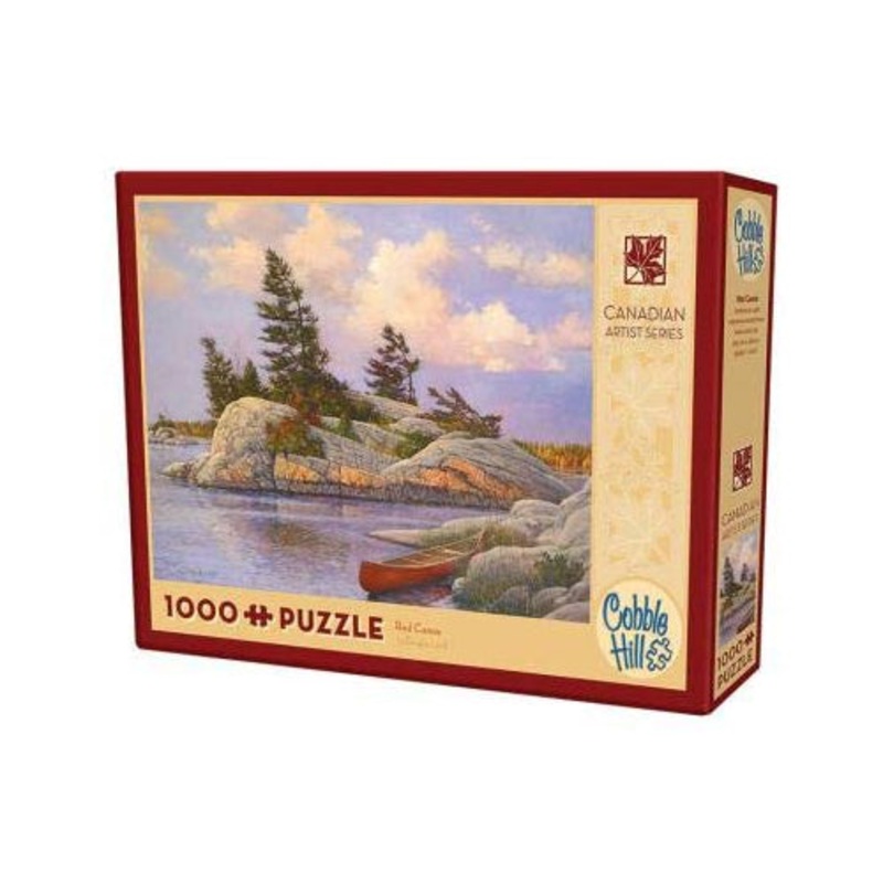 Cobble Hill Red Canoe Jigsaw Puzzle (1000 Piece)
