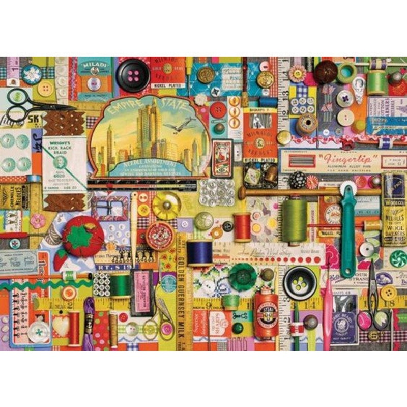 Cobble Hill Sewing Notions Puzzle, 1000 Pieces