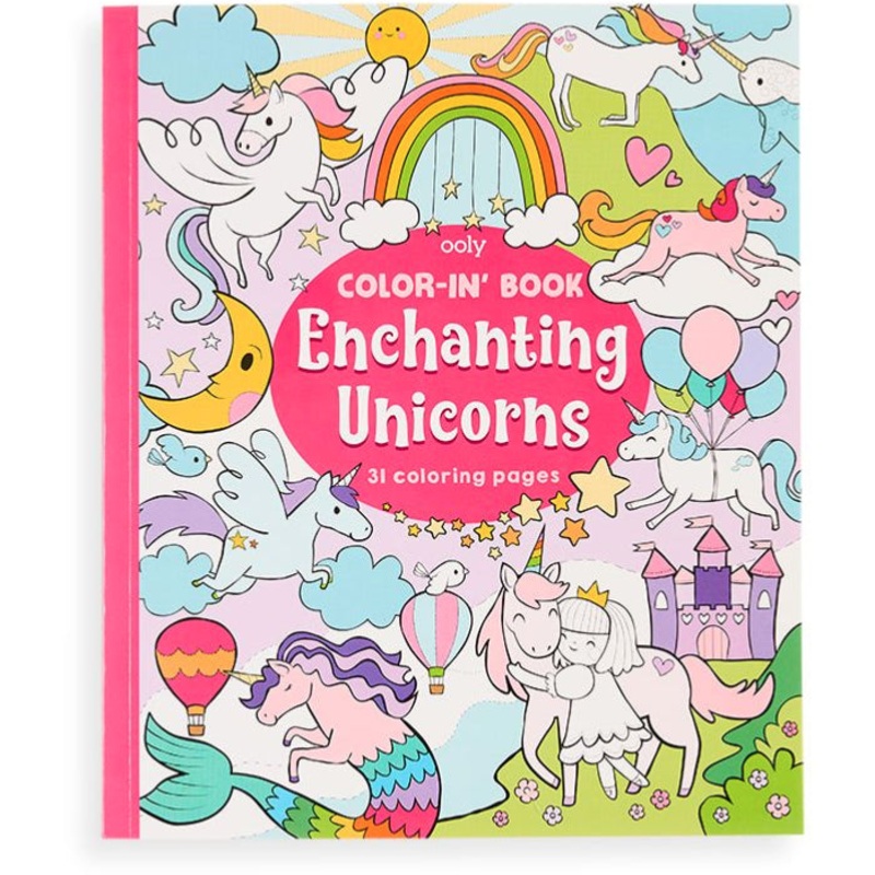 OOLY Coloring Book Enchanting Unicorns
