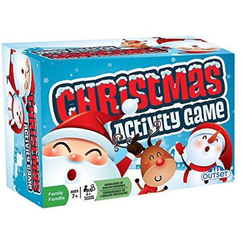 Outset Media Christmas Activity Game - Includes 220 Cards in 7 Different Categories of Exciting Family Games