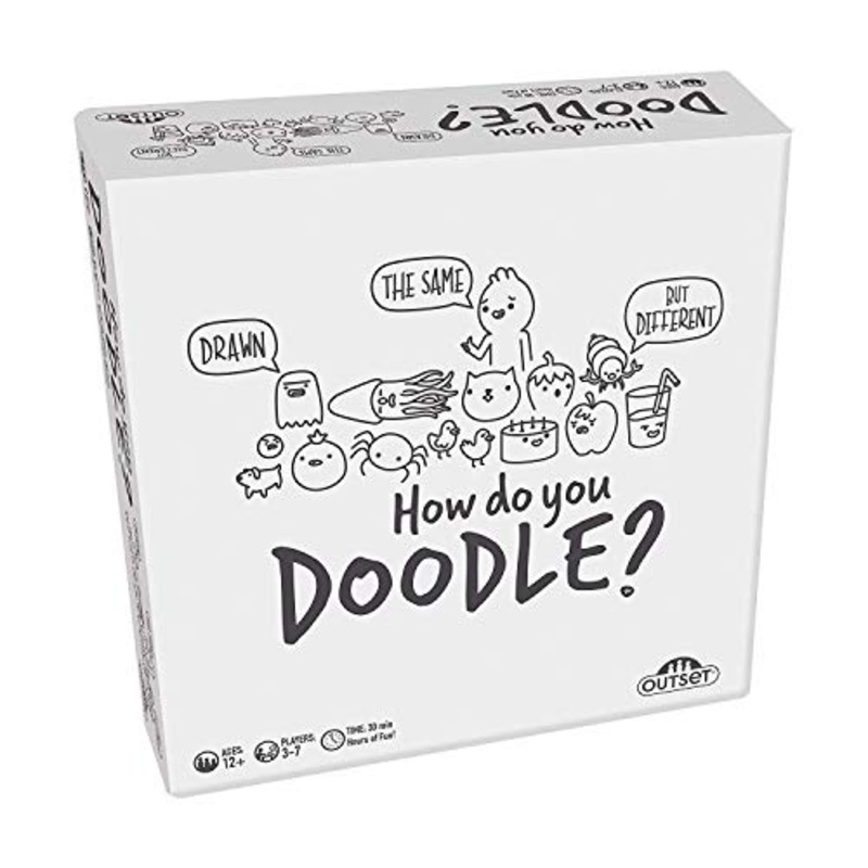 Outset Media How Do You Doodle? Board Game - The Fast paced Drawing Game