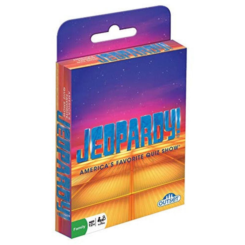 Outset Media Jeopardy! Hang Tab Card Game