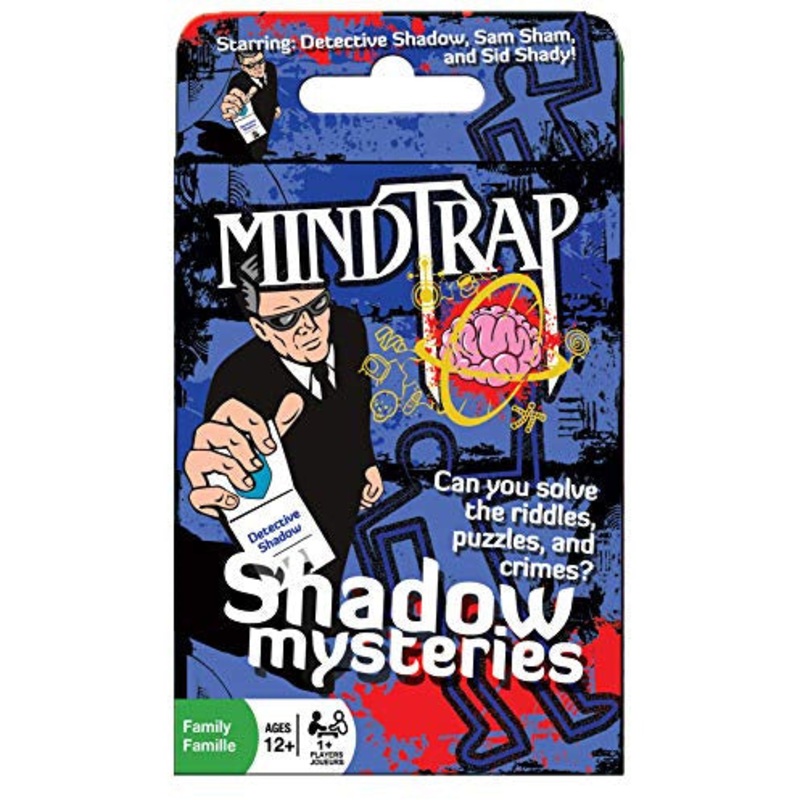 Outset Media Mind Trap Shadow Mysteries The Ultimate Crime Mystery Card Game